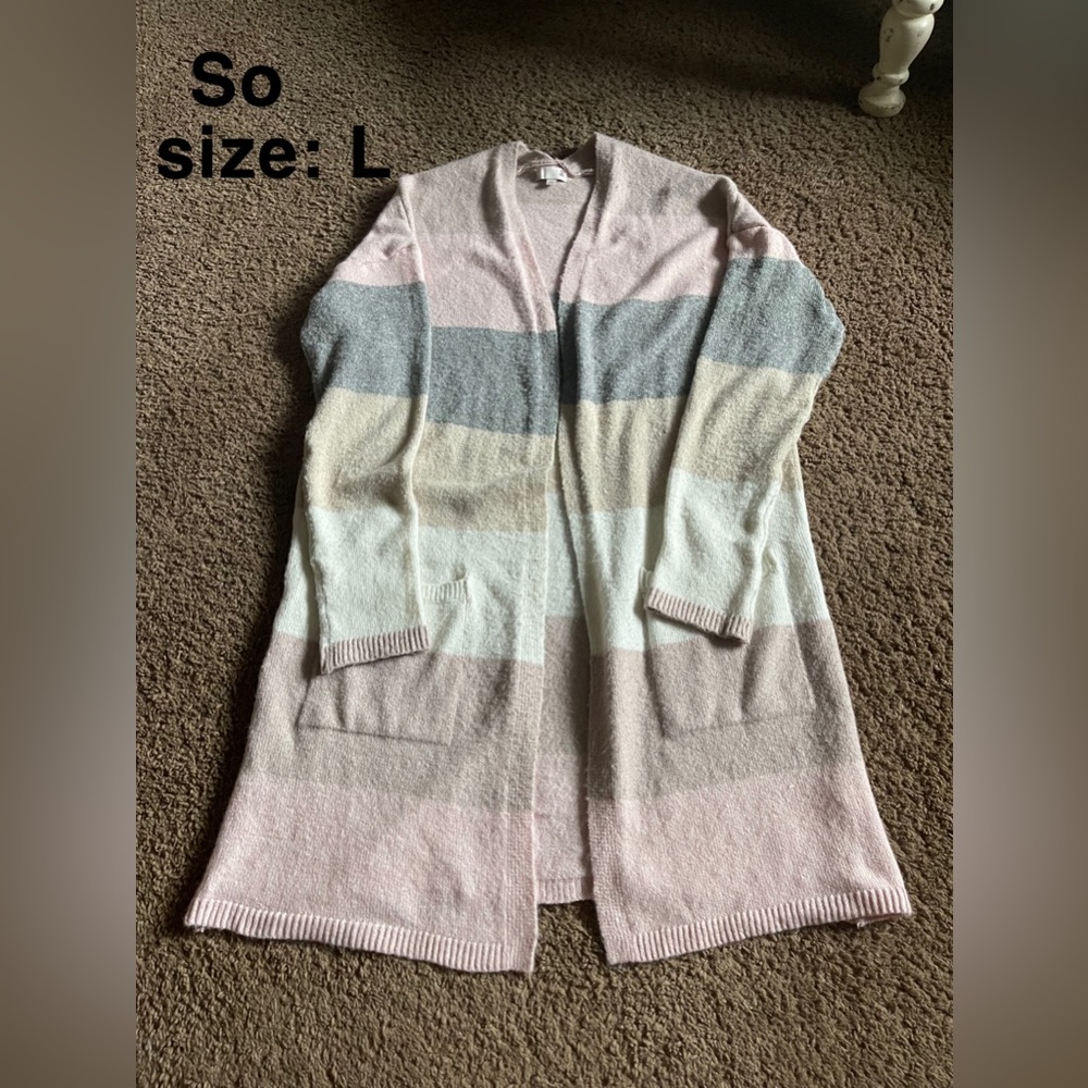 So Long Multicolored Cardigan